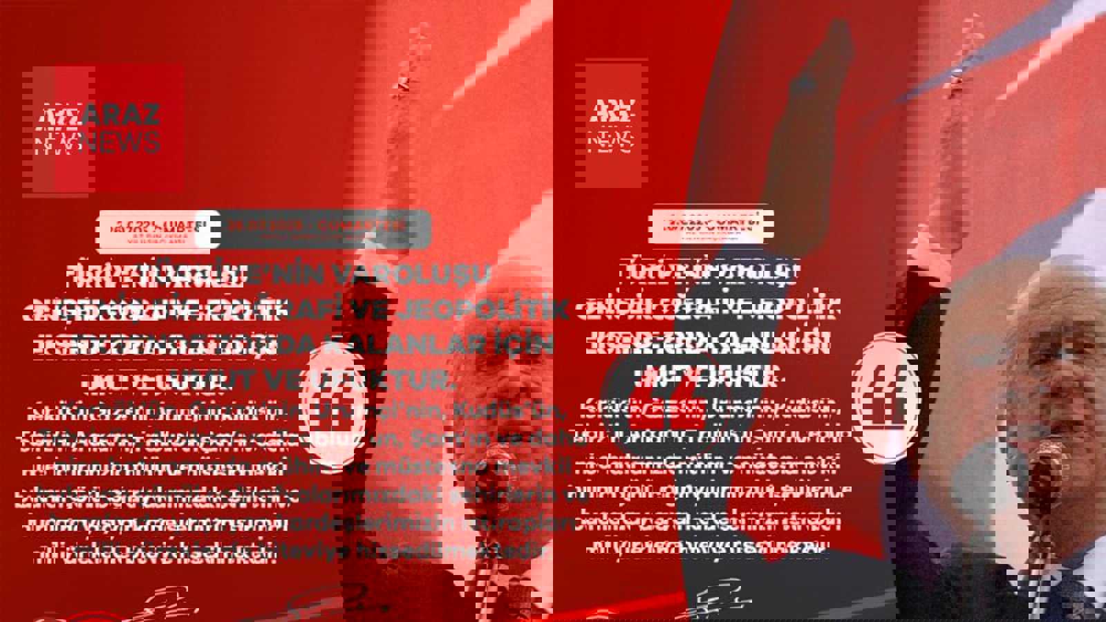 دولت باغچلی: تبریز و دیگر شهرهای مظلوم در دل ملت ترکیه جای دارند