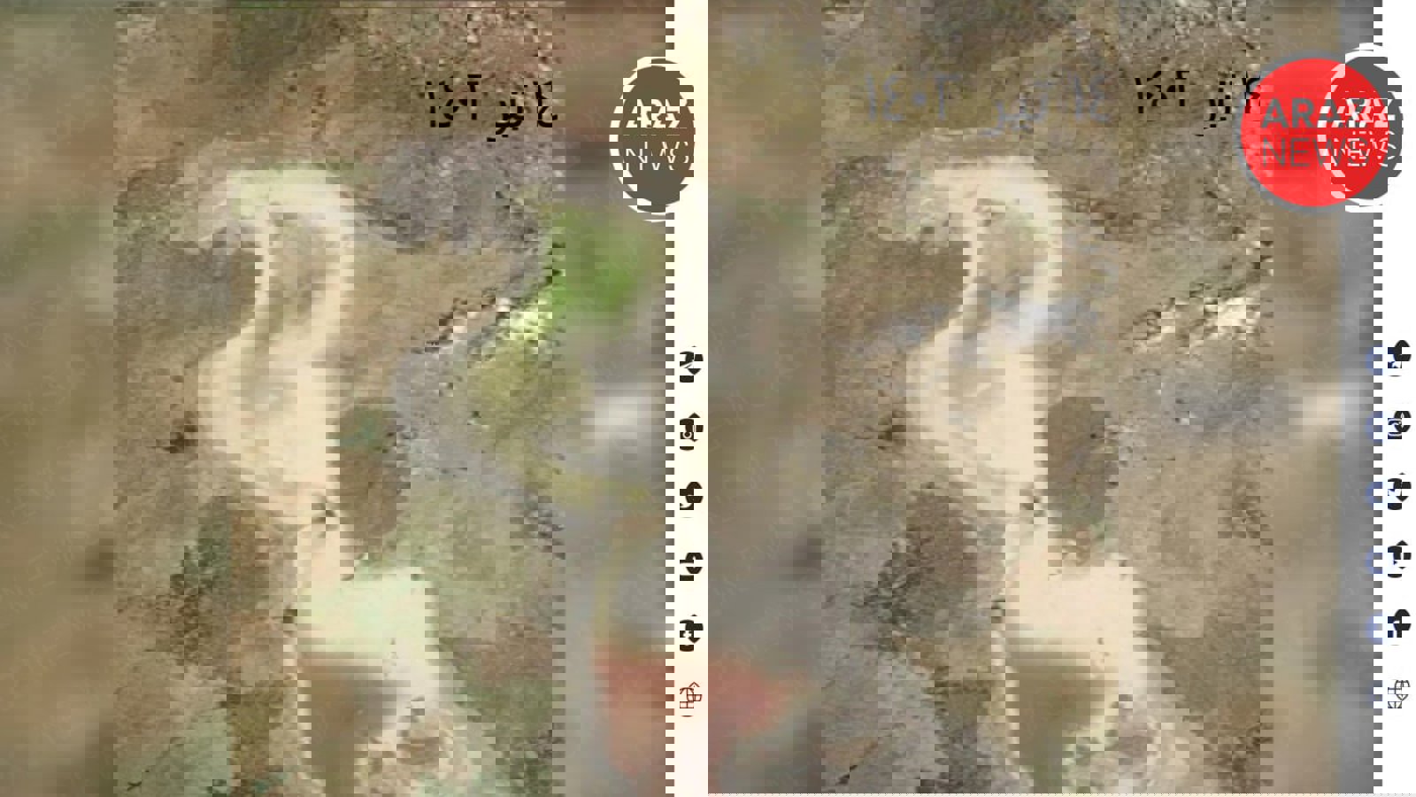 غبارهای نمکی فعال پیرامون دریاچه اورمیه در عکس ناسا