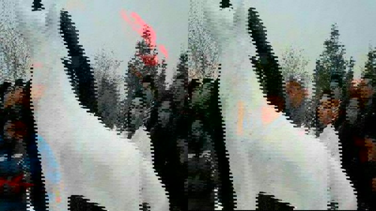 مجسمه برفی ''بوز قورد'' در اورمیه