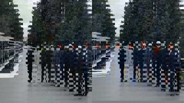 سفر کمیته تشکیل مجلس ملی موقت آذربایجان جنوبی به جمهوری آذربایجان - تصاویر