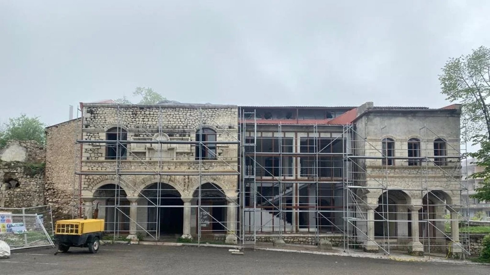 مرمت بناهای تاریخی شهر شوشا توسط دولت آزربایجان با سرعت انجام می‌شود