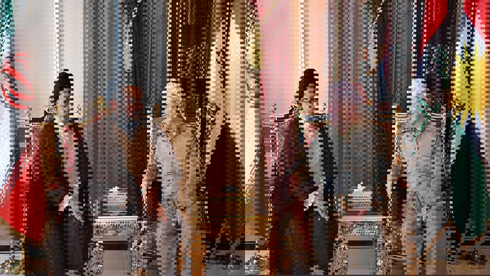 وزیر اطلاعات ایران با مسعود بارزانی دیدار کرد