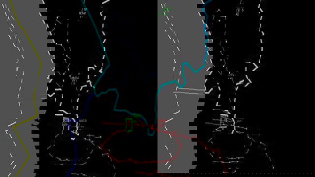 نقشه خط پرواز جنگنده روس قبل از سرنگونی توسط ترکیه