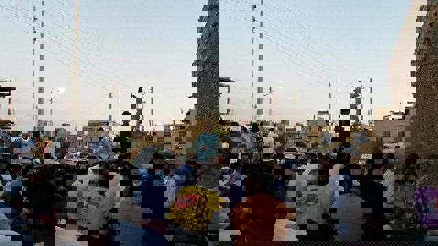 نمازخانه اهل سنت در شهر اسدیه خراسان جنوبی پلمب شد + تصاویر