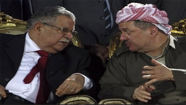 بارزانی و طالبانی کرکوک را «خاک کردستان» اعلام کردند