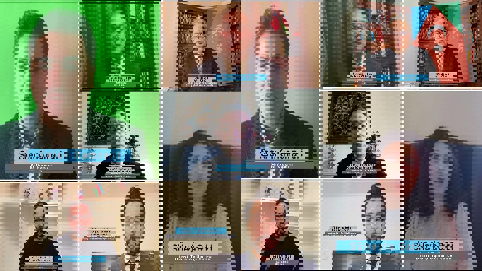 دیرنیش تشکیلاتی‌نین ۱۷-جی قورولوش ایل دؤنومو مراسیمینده یاییلان قوتلاما مساژلاری