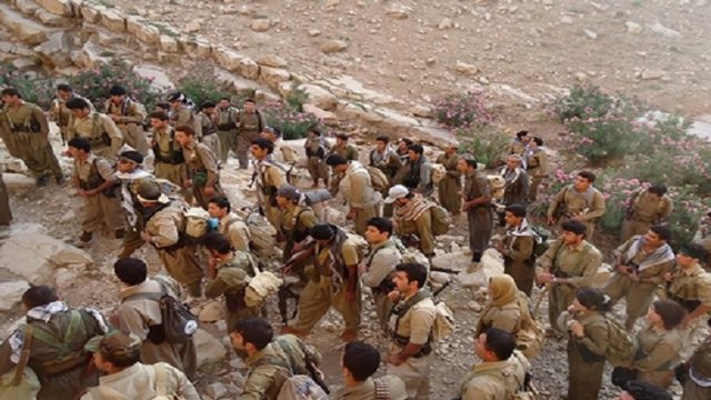 درگیری تروریست‌های دموکرات با نیروهای نظامی ایران در بانه