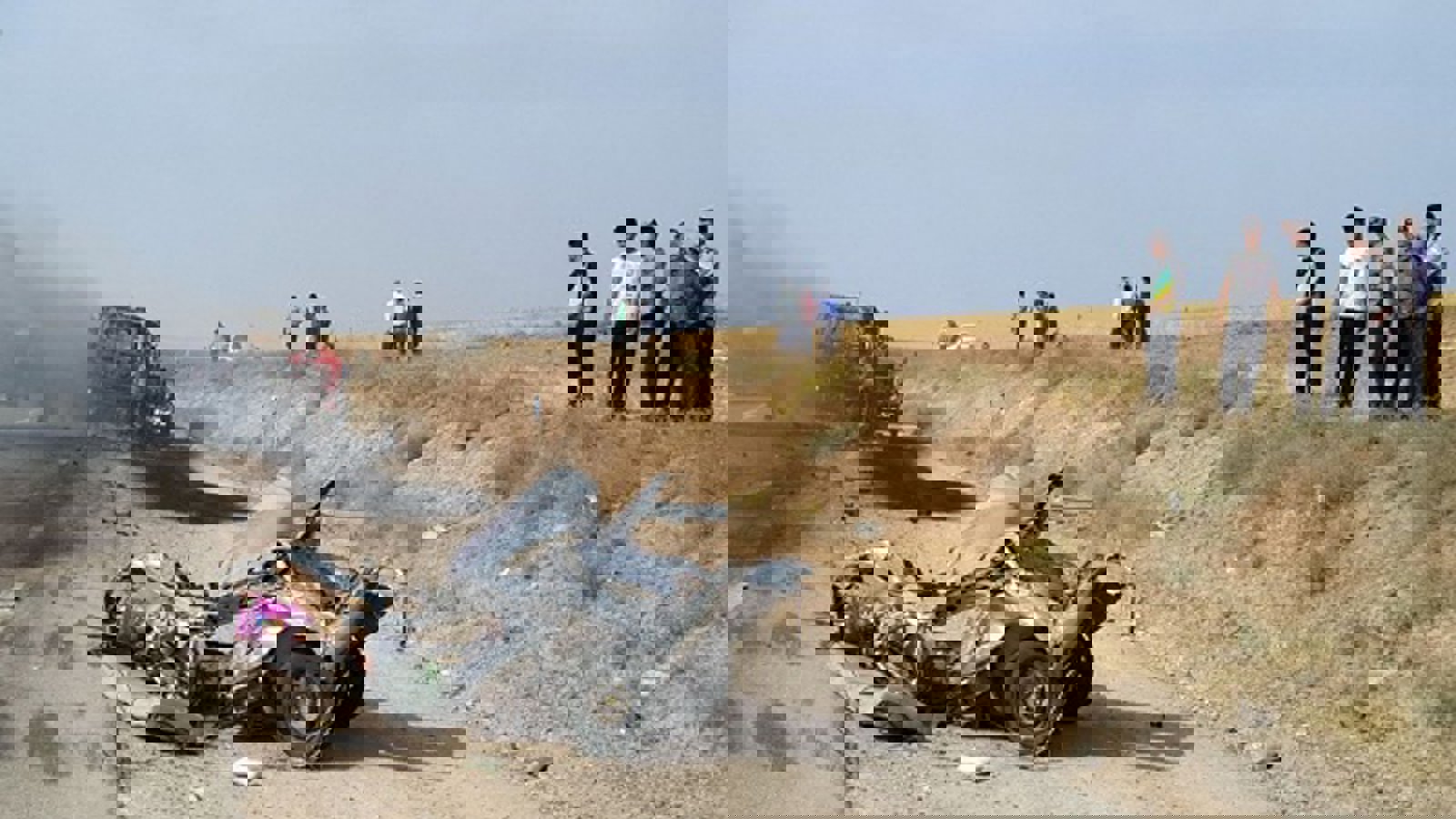 ۴ سرنشین پژو در تصادف خونین محور زنجان در آتش سوختند