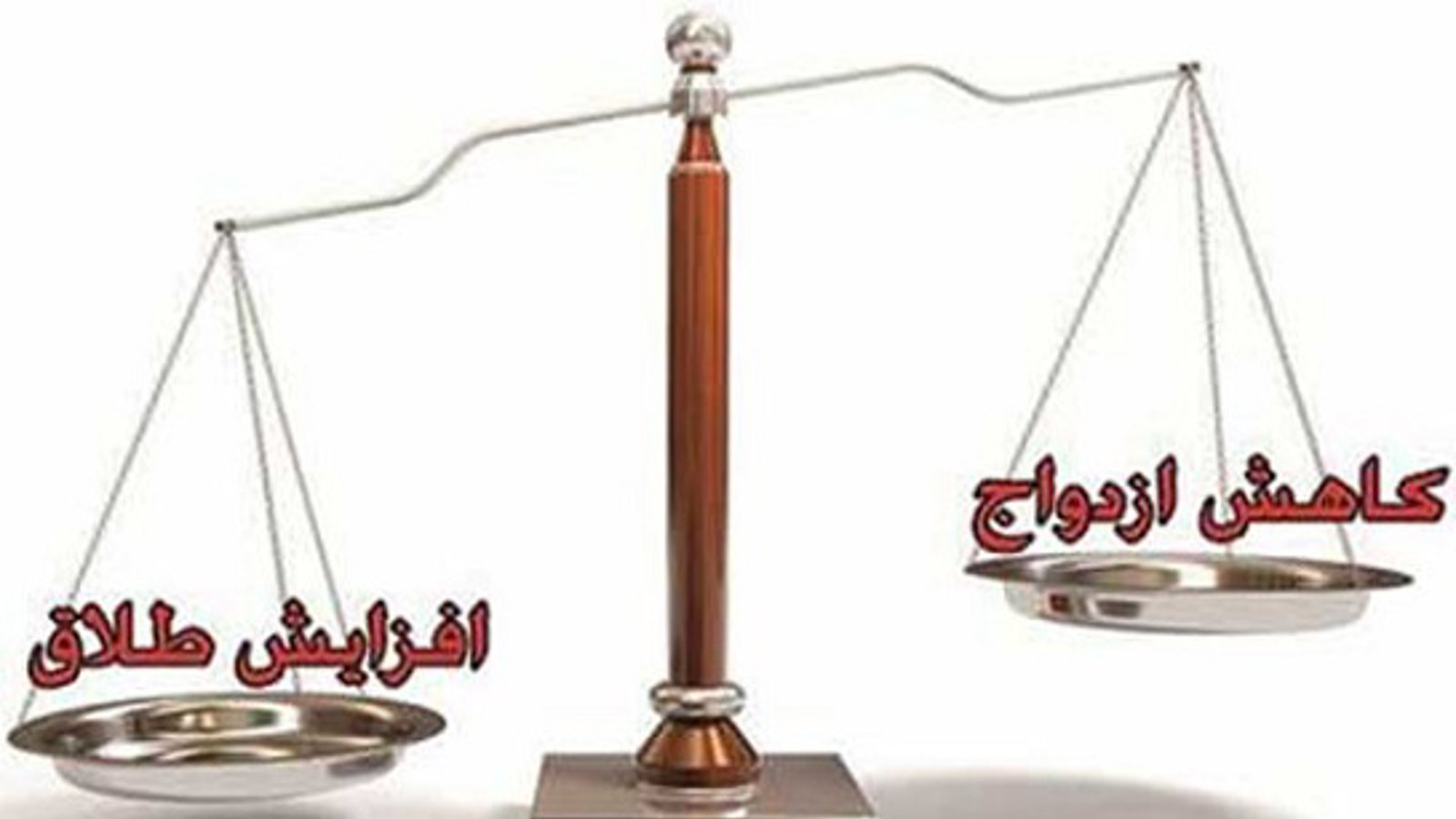 افزایش آمار طلاق و سن ازدواج در ایران