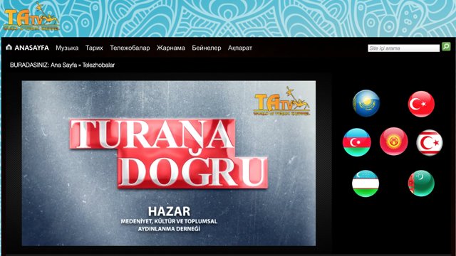 بازپخش تولیدات انجمن خزر از تلویزیون جهان تورک