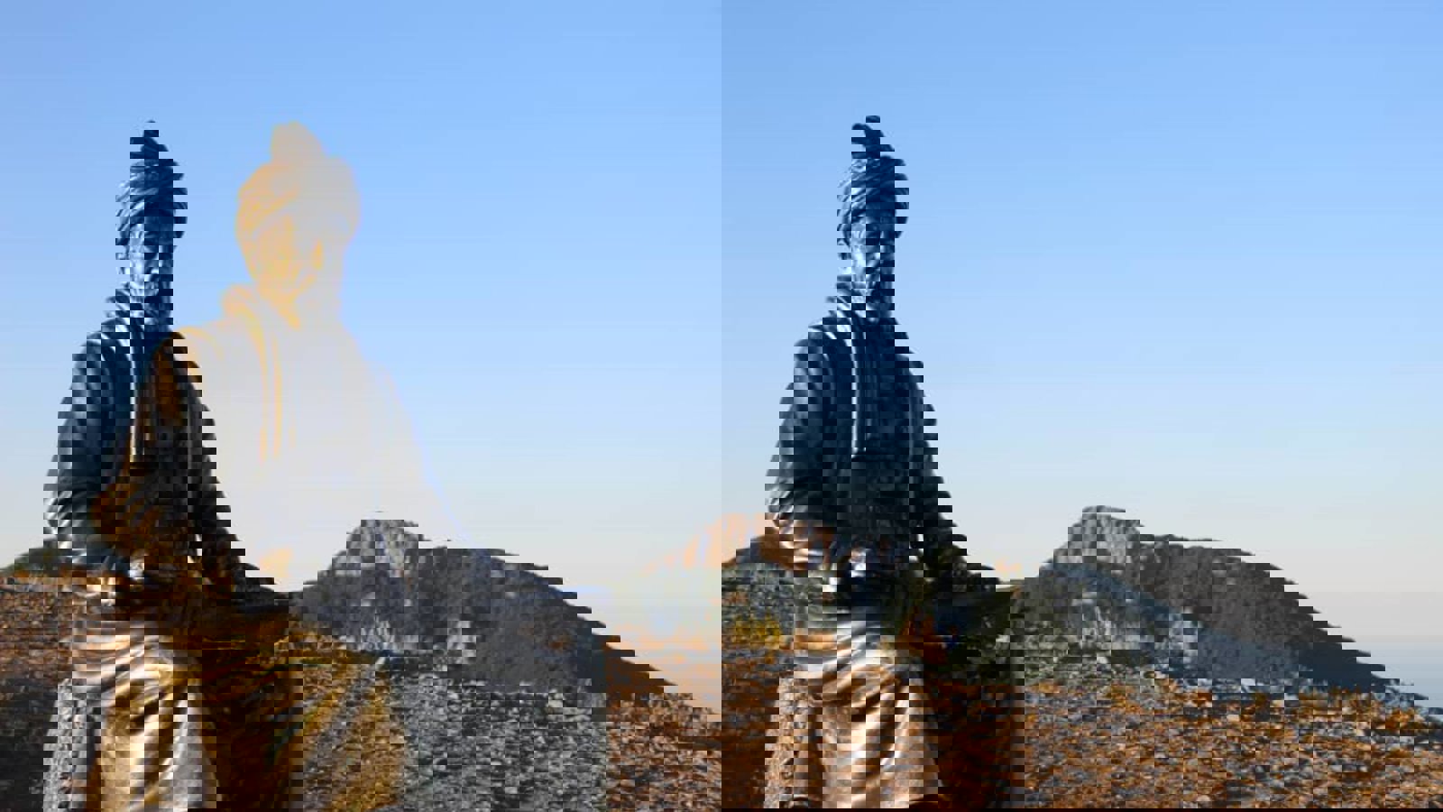 نصب مجسمه فردوسی در گردنه حیران