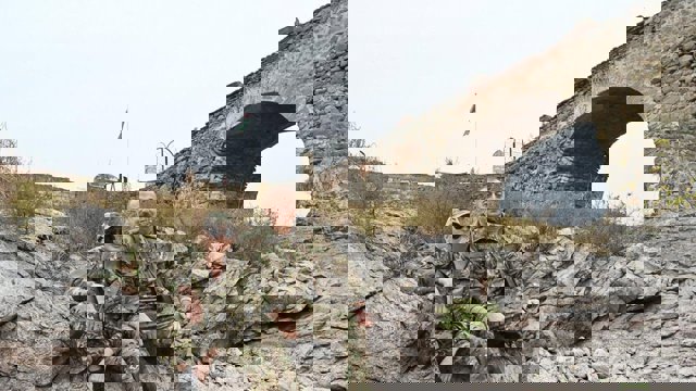 دیدار رئیس‌جمهور آزربایجان‌[شمالی] از پل تاریخی خدافرین،«پل حسرت»