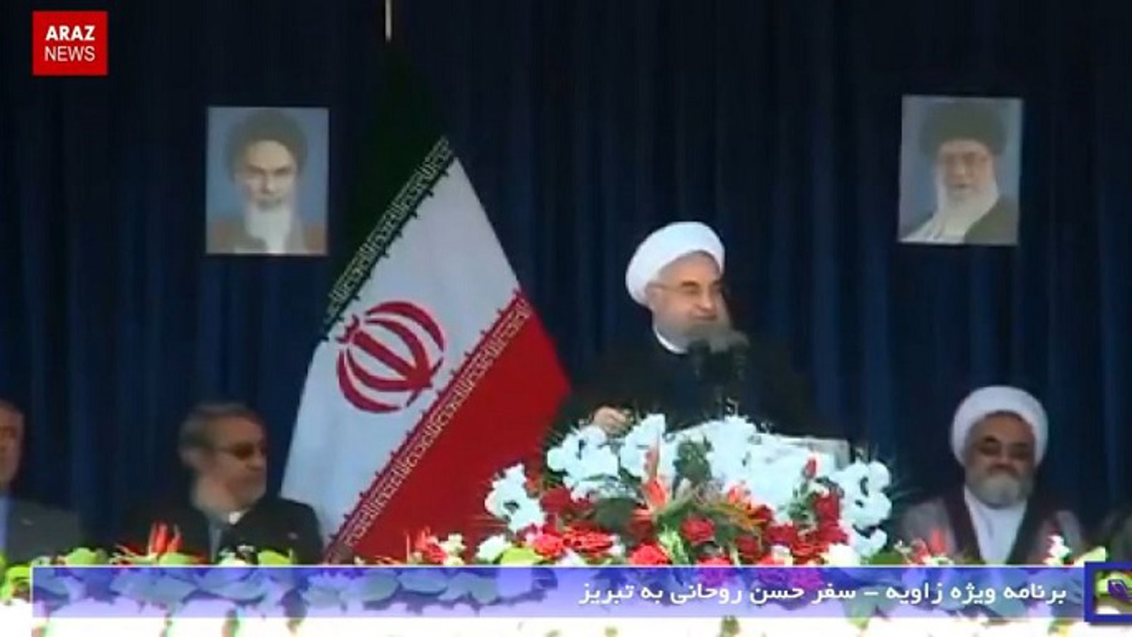 گزارش تلویزیون آرازنیوز از سفر روحانی به تبریز