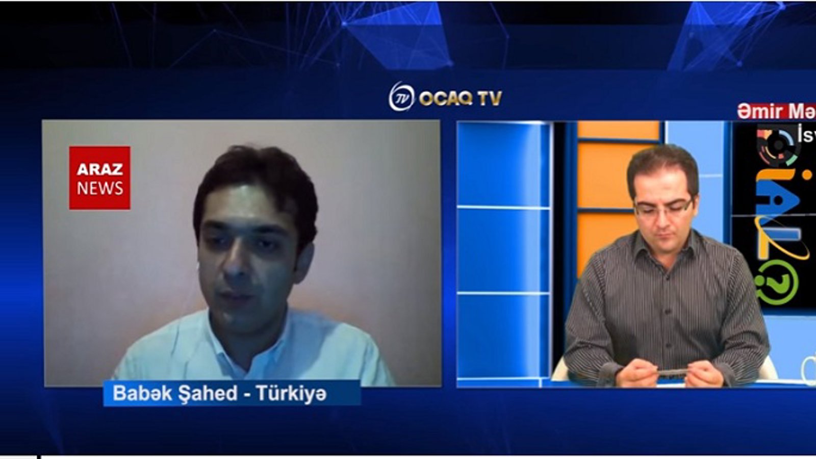 مصاحبه سردبیر آرازنیوز با OCAQ TV در مورد انتخابات هفته گذشته