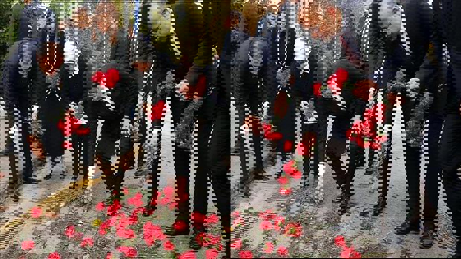 گل میخک برای قربانیان تروریسم در آنکارا