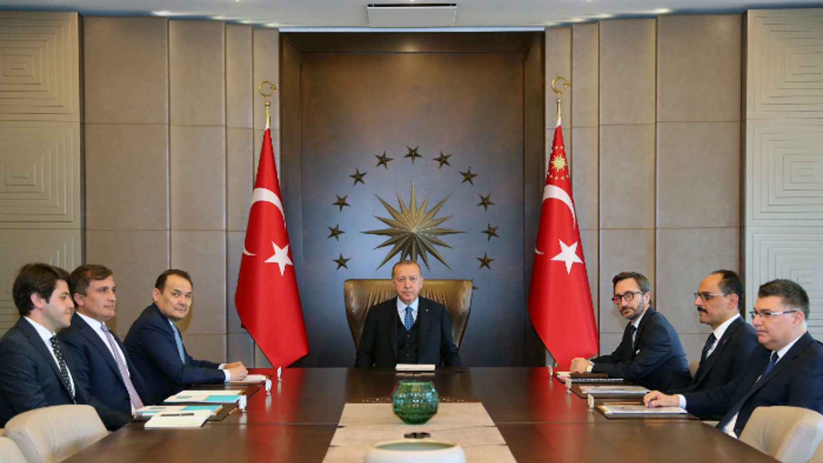 رئیس جمهور ترکیه با دبیرکل شورای تورک دیدار کرد