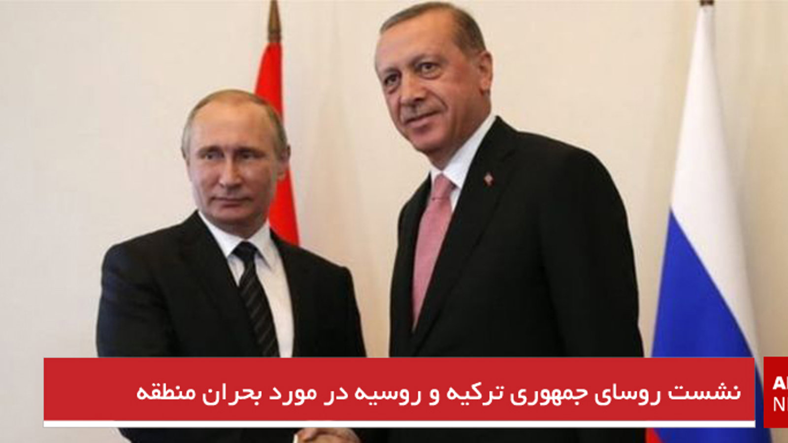 نشست روسای جمهوری ترکیه و روسیه در مورد بحران منطقه