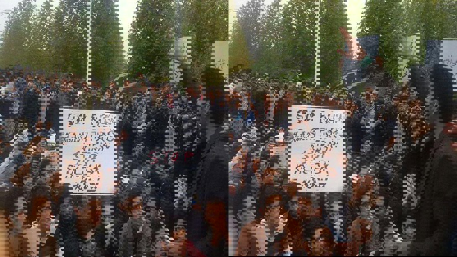 فوری ؛ تجمع دانشجویان دانشگاه اورمیه + تصاویر