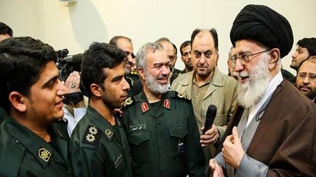 دیدار خامنه‌ای با بازداشت‌کنندگان ملوانان آمریکایی