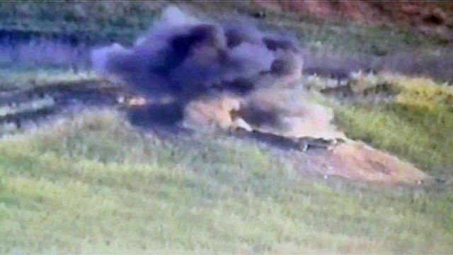 انهدام موضع نظامی ارمنستان توسط ارتش آزربایجان شمالی+ویدئو