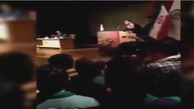 دانشجوی ایرانی در مراسم ۱۶ آذر: برای سکوت مقابل نسل‌کشی سوریه در دادگاه تاریخ محکوم هستیم + ویدئو