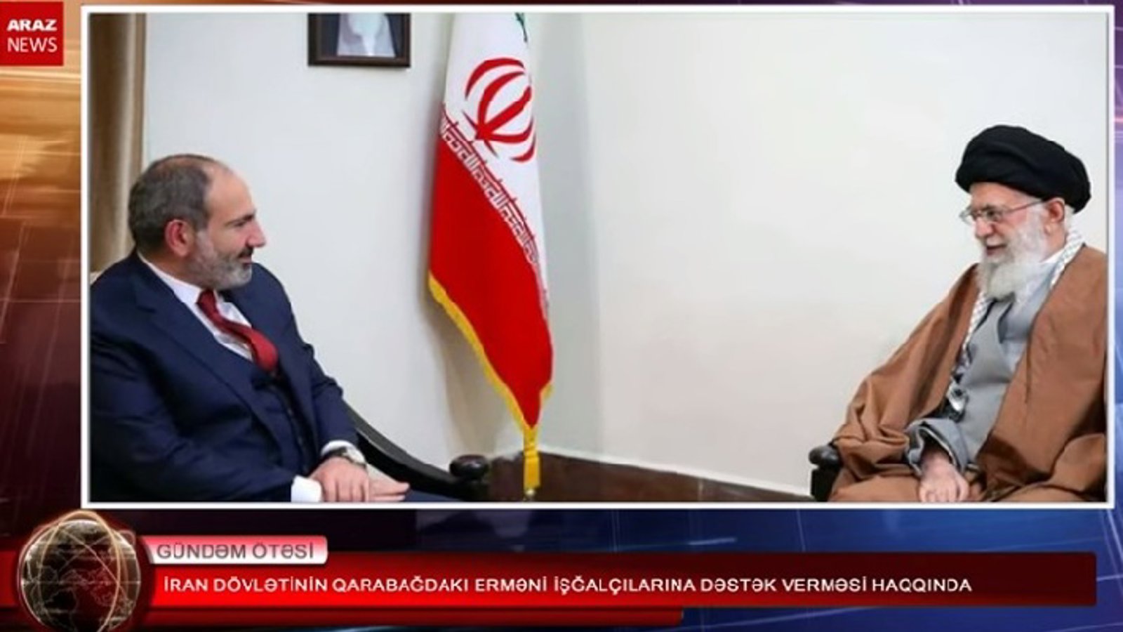 ایران دولتی‌نین قاراباغ‌داکی ارمنی اشغالچیلارینا دستک وئرمه‌سی حاققیندا