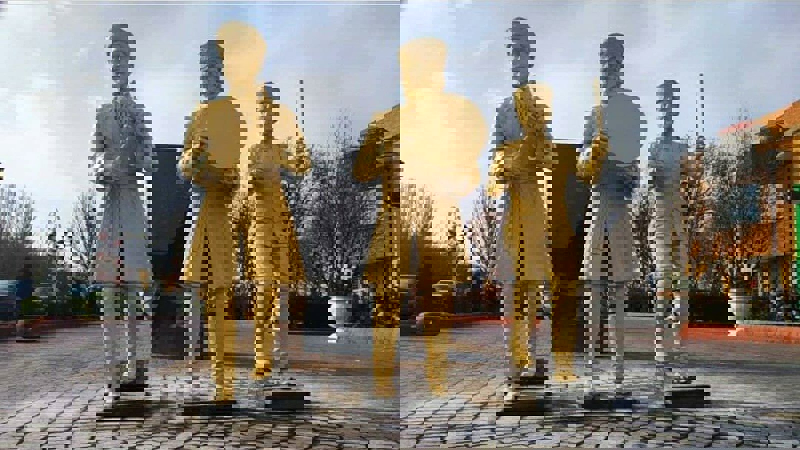 نصب مجسمه‌های «تکمچی» در شاه گؤلو