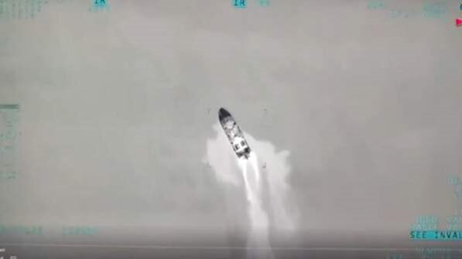 اوکراین می‌گوید دو کشتی روسی را در دریای سیاه غرق کرده است - ویدئو