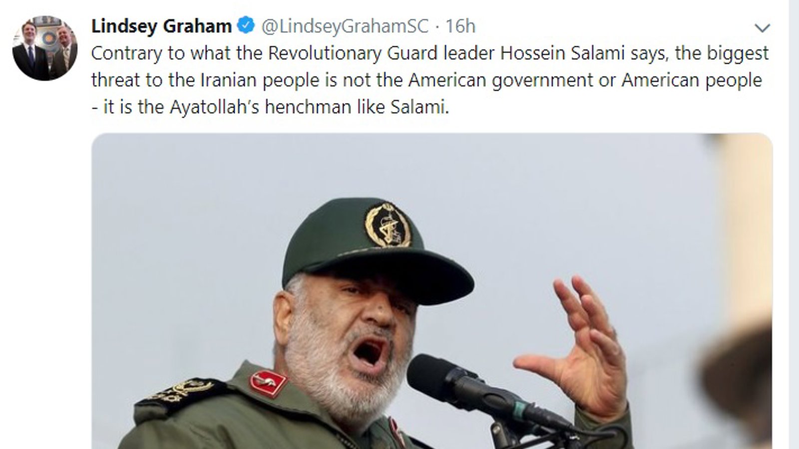 سناتور جمهوری‌خواه آمریکایی: رژیم ایران روزهای معدودی در پیش دارد