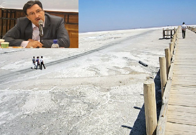 عابد فتاحی: دریاچه اورمیه تقریبا تمام شده است