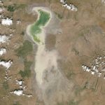 آخرین وضعیت دریاچه اورمیه از دید ناسا + تصویر
