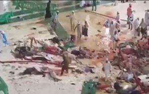 ده‌ها کشته بر اثر حادثه سقوط جرثقیل در مسجد الحرام مکه