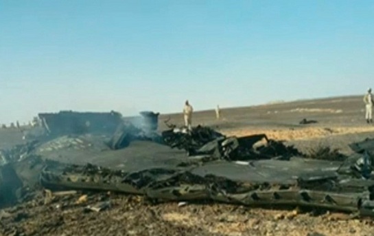 داعش سقوط هواپیمای مسافربری روسیه در مصر را برعهده گرفت