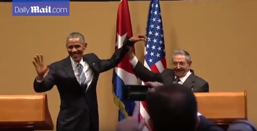 رفتار «نامتعارف» کاسترو با رئیس جمهور آمریکا