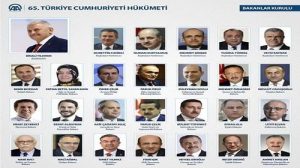 معرفی کابینه جدید ترکیه