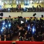 پرتاب چادر به جای کلاه در جشن فارغ‌التحصیلی دختران یزدی+ویدئو