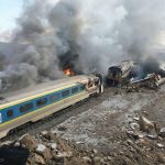 ۳۶ شهروند آزربایجانی در سانحه برخورد دو قطار در سمنان جان باختند