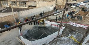 مرگ ۳ کارگر در تبریز بر اثر ریزش تونل