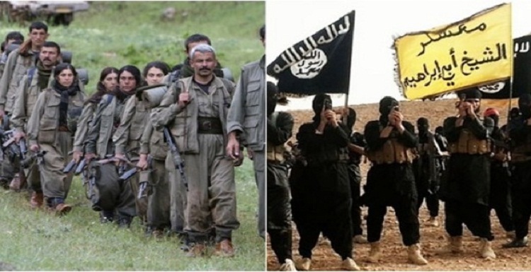 همکاری گروه‌های تروریستی پ ک ک و داعش در قاچاق مواد مخدر