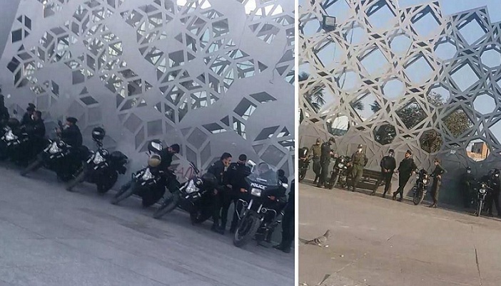 مسیرهای منتهی به میدان امام حسین در محاصره ماموران امنیتی و انتظامی