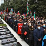تجمع شادی برای آزادسازی لاچین در باکو پایتخت آزربایجان [شمالی]