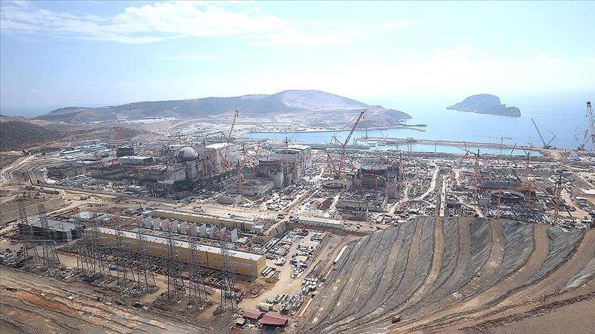 شمارش معکوس برای تکمیل اولین واحد نیروگاه هسته‌ای آک‌کویو (آغ‌قویو) آغاز شده است