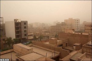 ریزگردها به اردبیل رسیدند