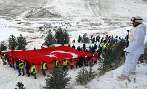 یاد شهدای قشون عثمانی در ساری قمیش گرامی داشته شد