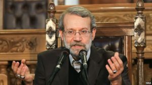 هيات آمريکايی هنگام سخنرانی لاريجانی در تونس جلسه را ترک کرد