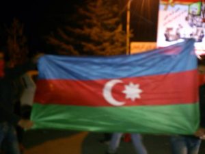 برافراشته شدن پرچم “آزربایجان واحد” در آزربایجان جنوبی