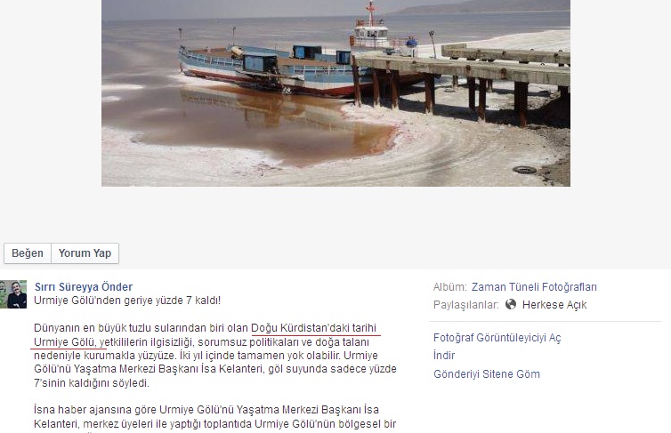 نماینده ی کُرد مجلس ملی ترکیه آزربایجان غربی را کردستان شرقی نامید