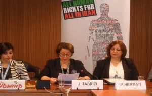 متن سخنرانی خانم دکتر ژاله تبریزی در سی امین اجلاس شورای حقوق بشرسازمان ملل متحد...