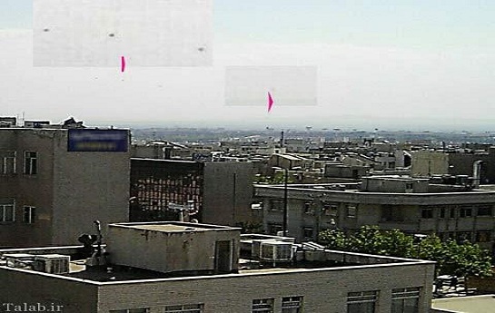 دیده شدن بشقاب پرنده در اردبیل + عکس