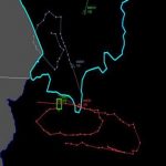 نقشه خط پرواز جنگنده روس قبل از سرنگونی توسط ترکیه